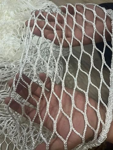 Защитно улавливающая сетка ЗУС сетка 6 метр, Белая защитная сетка с