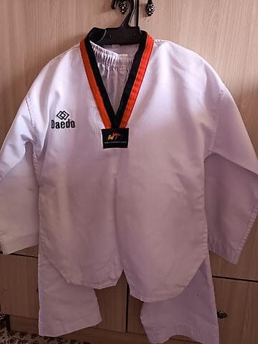 форма теквандо: Комплект, цвет - Белый — 3