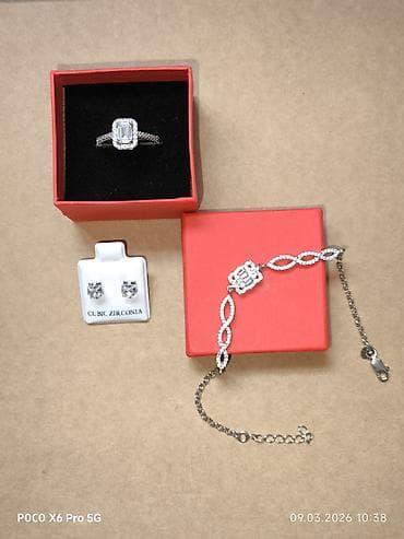 Күмүш зер буюмдар: Билерик, Үлгүсү 925, Аялдарга, Жаңы — 2