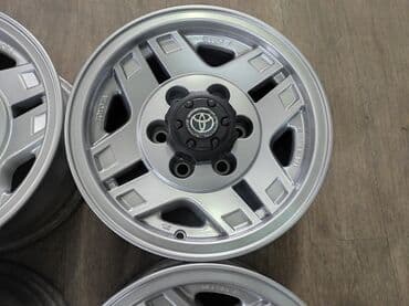 срочно диски: Литые Диски R 15 Toyota, Комплект, отверстий - 6, Б/у — 5