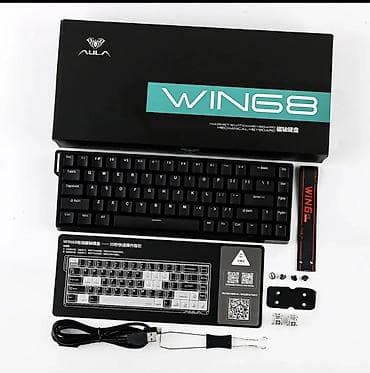 logitech mx keys: Клавиатура, Aula, Проводное подключение, Размер: 65% — 6