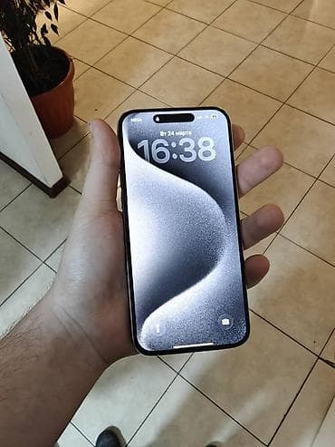 IPhone 15 Pro Max, 256 ГБ, White Titanium, 86 % — 3