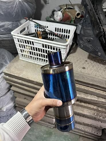 дрослинный заслонка: Насадка/резонатор на выхлопную систему (универсальный) - Материал — 2