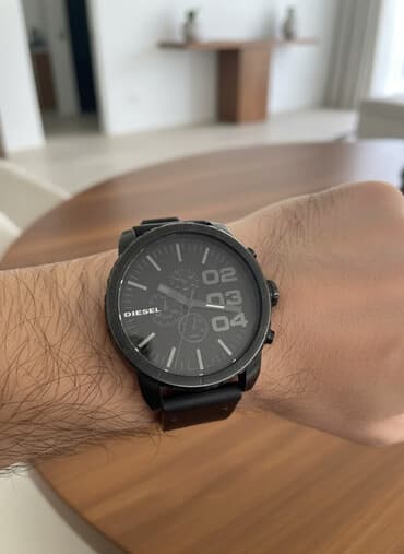 брендовые сумки: Спортивные часы часы, Diesel, Водонепроницаемые, Оригинал, Мужские, Б/у — 1