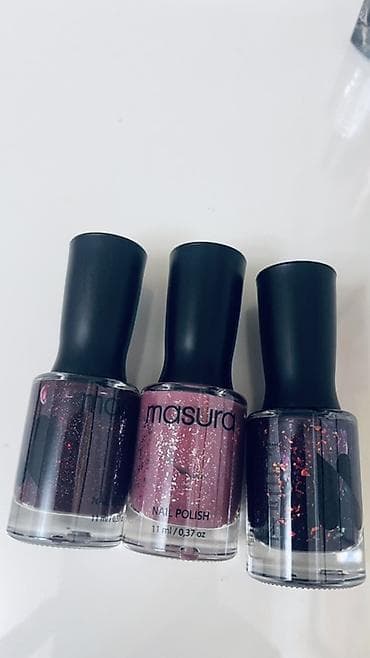 Лаки для ногтей Masura, объем 11 мл (0.37 oz), коллекция с эффектными — 1