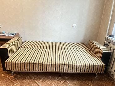 кресло диван раскладной: Комплект мягкой мебели, Б/у, Самовывоз, цвет - Бежевый — 2