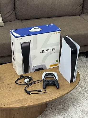 диск ps5: Игровая консоль Sony PlayStation 5 (версия с дисководом). Состояние — 1