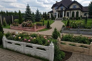 палисадник: 🌿 Декоративные бетонные заборчики для клумб 🌿 Сделайте свой двор — 4