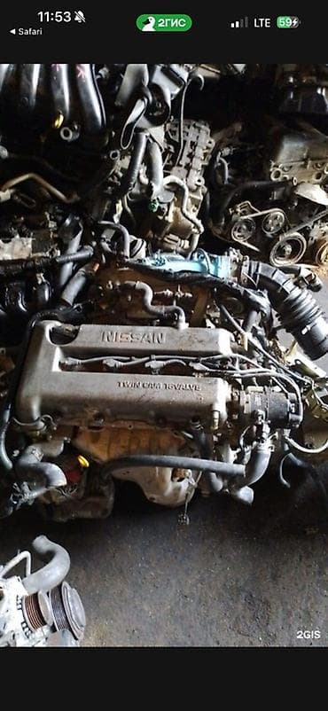 Унаа тетиктери: Двигатель Nissan SR20DE (Twin Cam 16 Valve) - Бензиновый рядный — 1