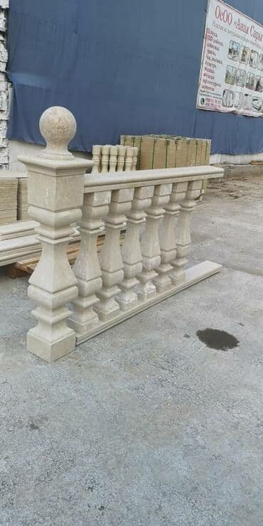 тушки кролика: Балясины,перилы,тумбы из Сары таш — 12