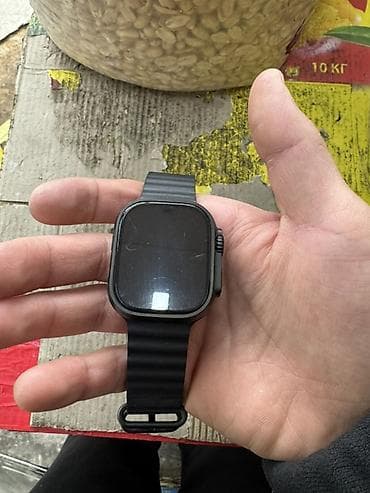 iphone 8 plus 128гб: Смарт-часы в корпусе прямоугольной формы с крупным дисплеем и боковой — 1