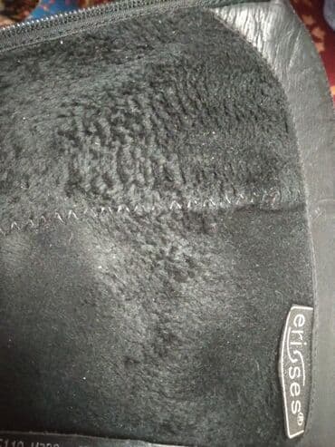 сапоги из натурального меха и кожи: Сапоги, 37, Erisses, Новый, цвет - Черный, Самовывоз — 5