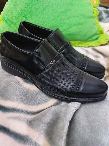лоферы женские бишкек: Мужские туфли, 41, Новый, цвет - Черный, Самовывоз — 3