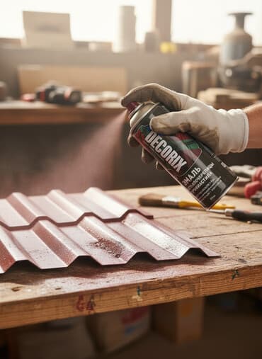 краска для велика: Эмаль Decorex для металлочерепицы и профнастила в аэрозольном баллоне — 1