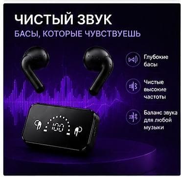 широкий монитор: Беспроводные наушники-вкладыши, Новый — 4