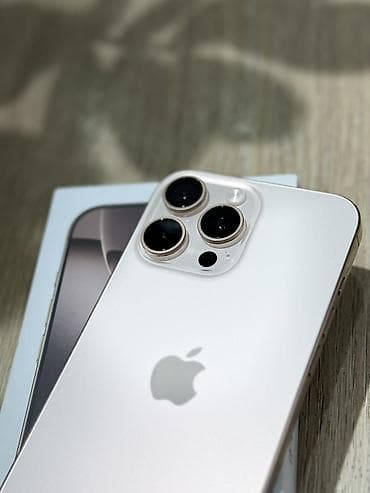 ssd sata: IPhone 16 Pro Max, Б/у, 256 ГБ, Desert Titanium, Коробка, 91 % — 2