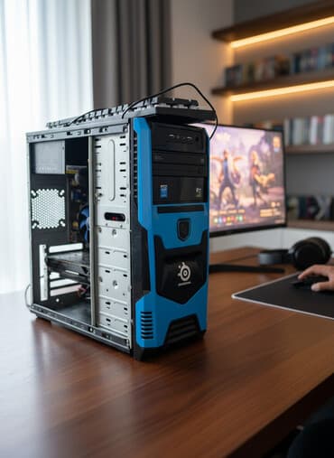 системный блоки: Компьютер, ядер - 4, ОЗУ 16 ГБ, Игровой, Intel Core i5, SSD — 1