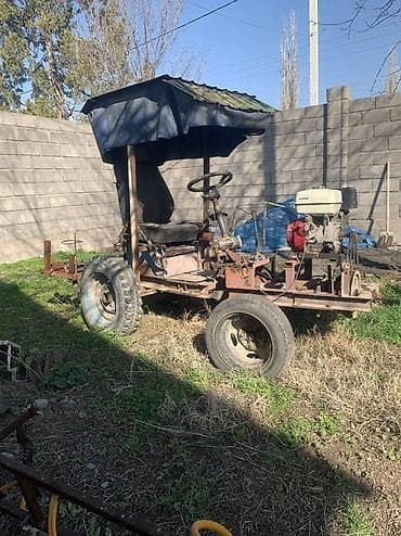 mini kooper: Самодельный мини-трактор/мототрактор на базе рамы с четырьмя колесами — 8