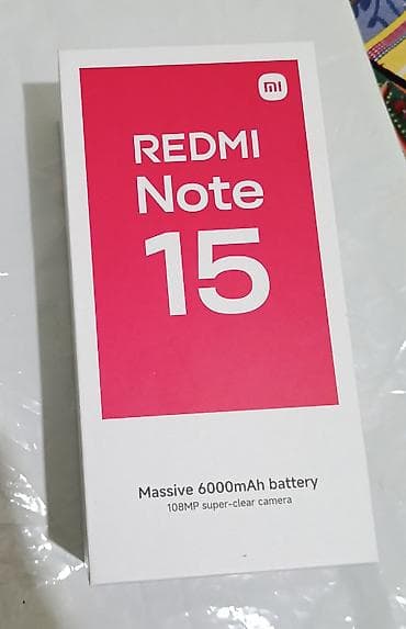red magic 8s pro: Redmi, Redmi Note 15, Б/у, 256 ГБ, цвет - Черный — 1