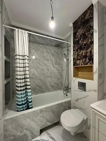 съемный квартира: Кольбаева 45 Б, Аламедин 1. 1 комнатная квартира. 55 кВ м . За кв м — 2