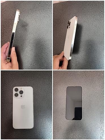 celeron n4500: IPhone 13 Pro, Б/у, 128 ГБ, Белый, Чехол, 77 % — 1