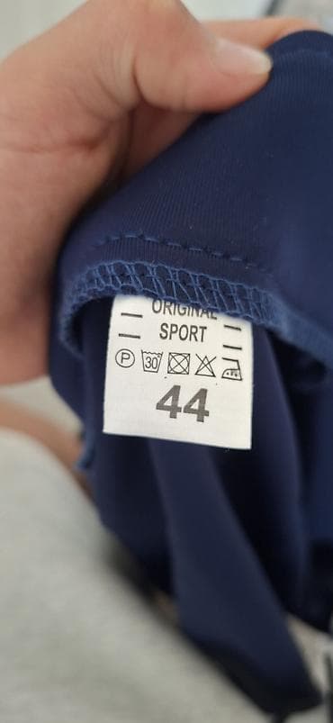 желек: Спортивная олимпийка “Kyrgyz Republic” - Цвет: темно‑синий - Прямой — 3