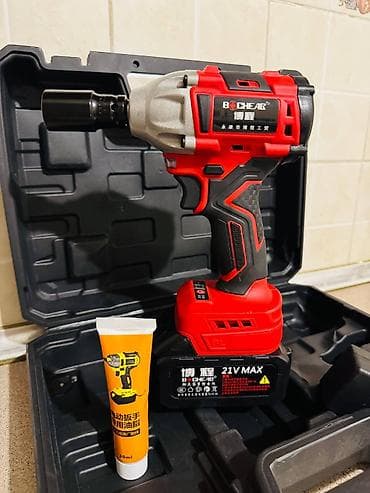 black decker: Аккумуляторный ударный гайковерт Bocheag 21V MAX (бесщеточный) — 2