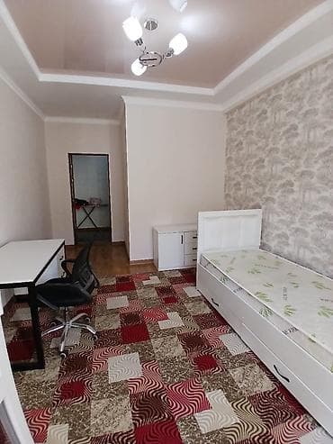 Квартиры: 3 комнаты, Асанбай мкр Агентство недвижимости, Можно с животными, от 6 месяцев, С мебелью полностью — 7