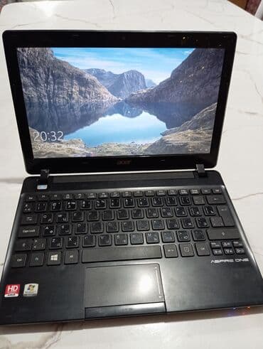 Мониторлор: Нетбук, Acer, 2 ГБ ОЭТ, AMD E, 15 ", Колдонулган, Татаал эмес тапшырмалар үчүн, эс тутум HDD — 1