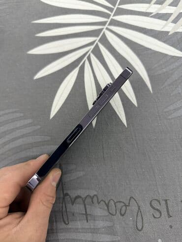 nothing phone 2 цена бишкек: IPhone 14 Pro, Колдонулган, Deep Purple, Заряддоочу түзүлүш, Коргоочу айнек, Каптама, 85 % — 3