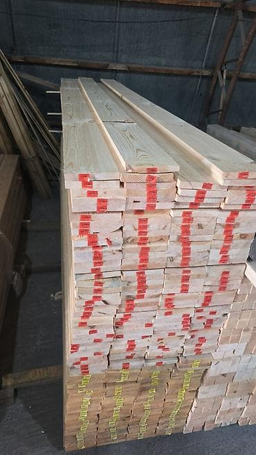 Доски, Строганные, Для отделки, Сосна, Сухие