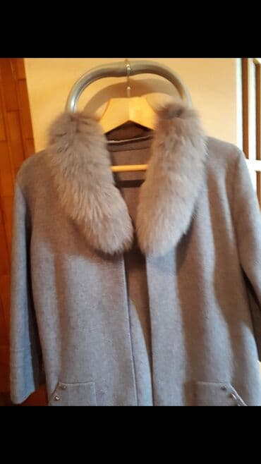 tech flis: Кардиган M свет серый с меховым воротником 44-66 разм.из качественного — 2