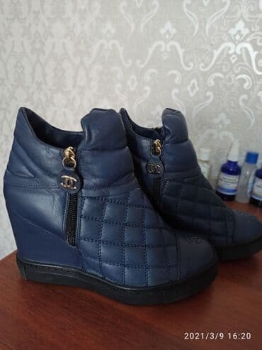 ecco 42: Обувь кожанная,фирма, скрытый каблук 6 см,новые размер 39 но на 38 — 3