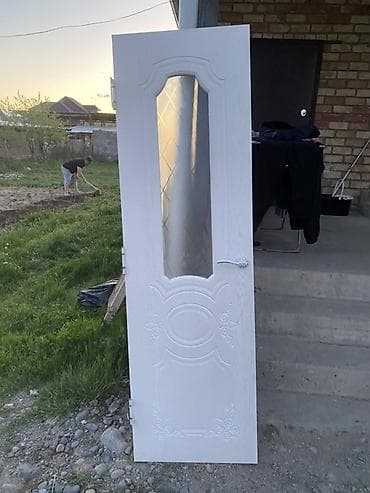 бир кишилик спалный: Межкомнатная дверь с витражным стеклом размер:200’60 - Полотно — 2