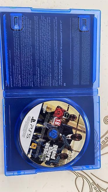 ​Продаю оригинальный игровой диск GTA 5 для PlayStation 5 в отличном