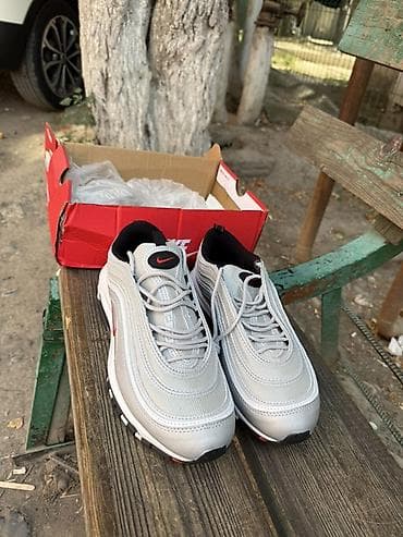 н макс: Мужские кроссовки, 42.5, 43, Nike, Новый, цвет - Серебристый — 1