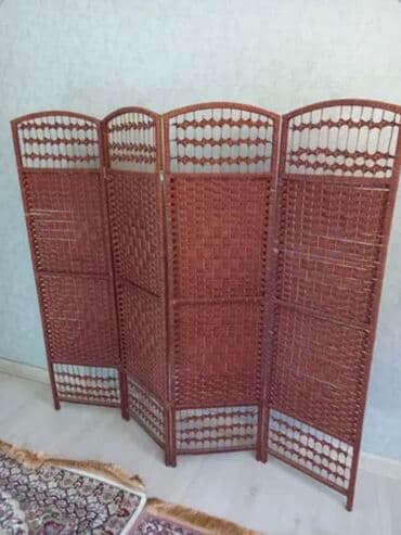 электронные часы на стену: Ширма из натурального ротанга Производства: Китай Размеры : 180х200 — 2