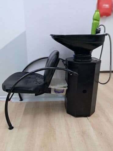 Ванны и комплектующие: Продаю! Продаю! Продаю!Парикмахерская мойка с креслом - Цвет: черный — 1