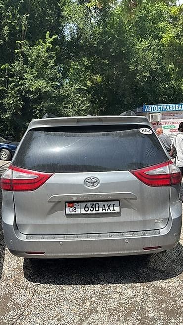 camri 55: Toyota Sienna: 2017 г., 3.5 л, Автомат, Бензин, Минивэн — 3