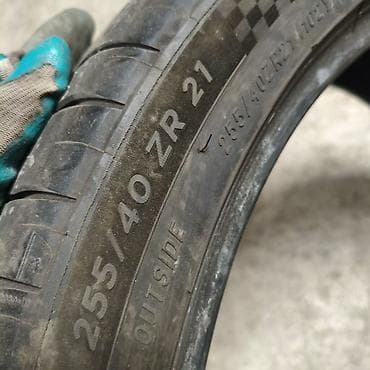 Транспорт: Шины 255 / 40 / R 21, Лето, Б/у, 1 шт, Легковые, Корея, Hankook — 6