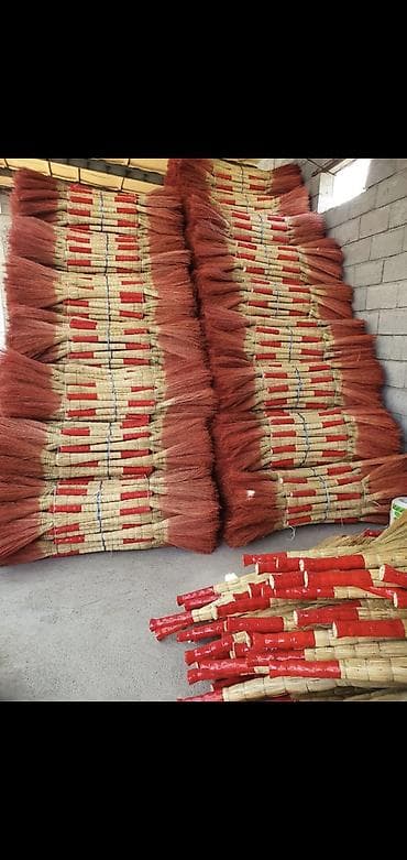 Уборочный инвентарь: Метловидные веники/щётки из натурального сорго - Материал: сорго — 1