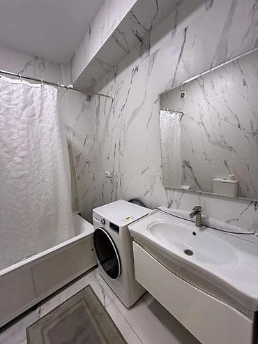 osh flat: 2 комнаты, Ала-Арча ТРЦ Агентство недвижимости, Можно с животными, от 6 месяцев, С мебелью полностью — 6