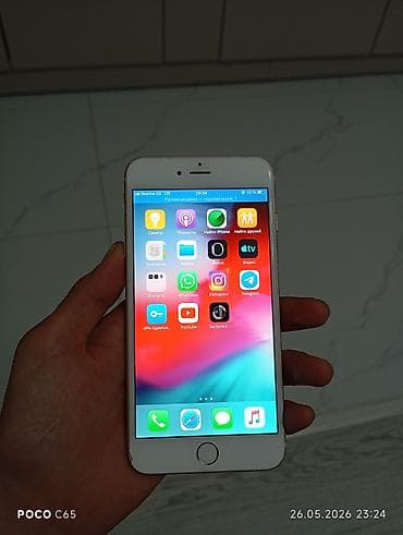 айфон 6 плюс купить бу: IPhone 6, Б/у, 32 ГБ, Золотой, Кабель, 100 % — 1