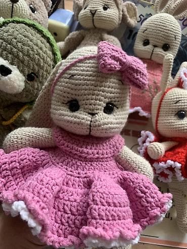 my home: Мягкие вязаные игрушки ручной работы, выполненные крючком. В — 4