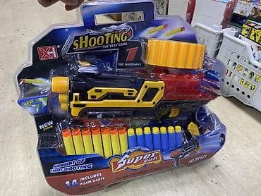 Игрушки: Бластер Super Gun (модель NO.XH-021) с мягкими пулями - — 2