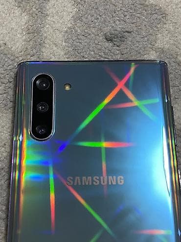 google fold: Samsung Note 10 5G, Б/у, 256 ГБ, цвет - Голубой, 2 SIM, eSIM — 6