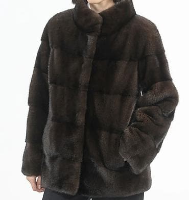 air z: Шуба, Норка, Короткая модель, Турция, XL — 1