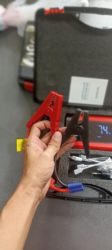 mini gps tracker: Многофункциональный автомобильный пуско-зарядный бустер (Jump Starter) — 4