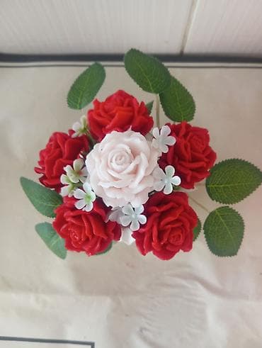 красная гвоздика о.ц: 🌹 Мыльный букет ручной работы 🌹 Нежный и элегантный букет из мыльных — 1