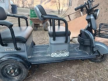 электро мото: Электрический трицикл «Vintage / Shine» - Компоновка: триколёсный — 2